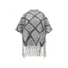 Brunello Cucinelli Sequin-embellished Poncho In Grey