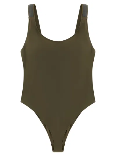 BRUNELLO CUCINELLI BRUNELLO CUCINELLI WOMEN 'PRECIOUS DETAILS' ONE-PIECE SWIMSUIT
