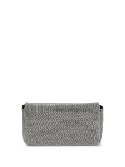 BRUNELLO CUCINELLI BRUNELLO CUCINELLI WOMEN PRECIOUS FLAP SHOULDER BAG