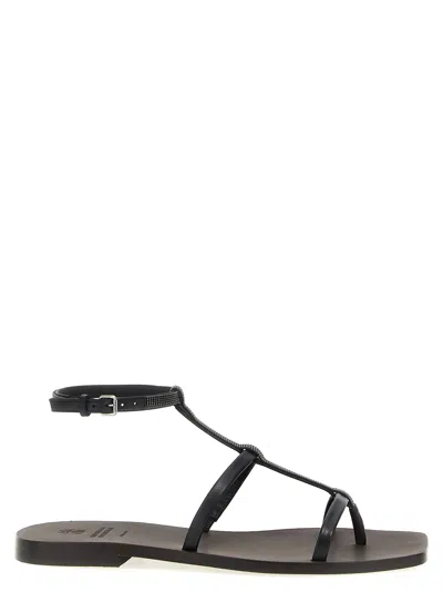 BRUNELLO CUCINELLI BRUNELLO CUCINELLI WOMEN 'PRECIOUS STRAP' SANDALS