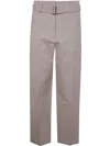 Brunello Cucinelli Regular Belt Trousers Clothing In Multicolor