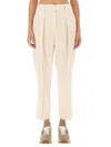 Brunello Cucinelli Women Regular Fit Pants In Neutral