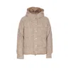 Brunello Cucinelli Women Reversible Down Jacket In Pink