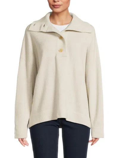 Brunello Cucinelli Women's Ribbed Cashmere Sweater In Neutral