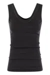 Brunello Cucinelli Slim-fit Tank Top In Anthracite