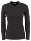 Brunello Cucinelli Women's Ribbed Stretch Cotton Jersey In Multicolor