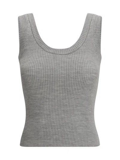 BRUNELLO CUCINELLI BRUNELLO CUCINELLI WOMEN RIBBED TANK TOP