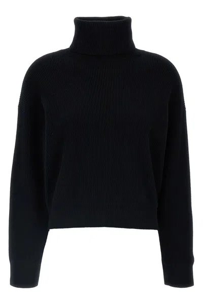 BRUNELLO CUCINELLI BRUNELLO CUCINELLI WOMEN RIBBED TURTLENECK SWEATER