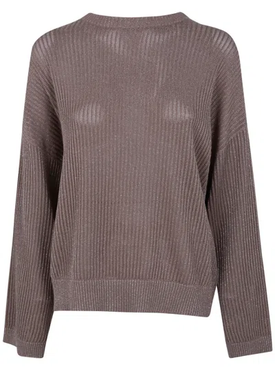 Brunello Cucinelli Women Round Neck Sweater In Multi