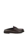 Brunello Cucinelli Refined Leather Loafers With Shiny Jewels In Black