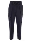 Brunello Cucinelli Women's Sartorial Cargo Trousers In Multicolor
