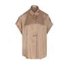 Brunello Cucinelli Jewel Embellished Silk Top
