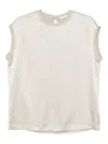 Brunello Cucinelli Sleeveless Round-neck Top