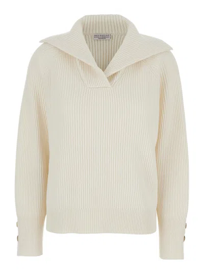 BRUNELLO CUCINELLI BRUNELLO CUCINELLI WOMEN SCOLLO A V M/L