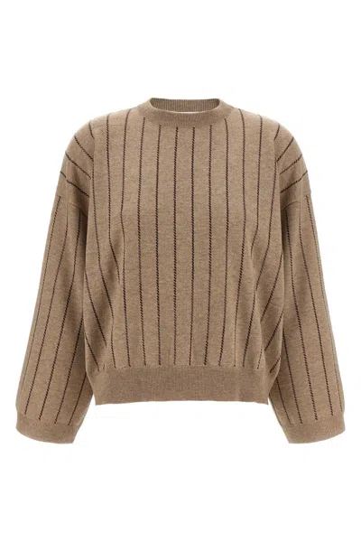 BRUNELLO CUCINELLI BRUNELLO CUCINELLI WOMEN SEQUIN CASHMERE SWEATER