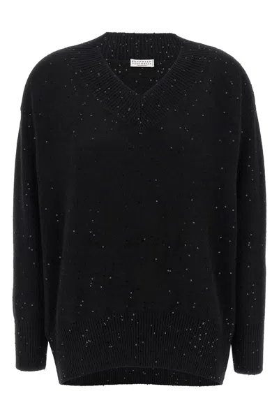 BRUNELLO CUCINELLI BRUNELLO CUCINELLI WOMEN SEQUIN SWEATER