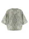 Brunello Cucinelli Sequin Knitted Sweater In Gray