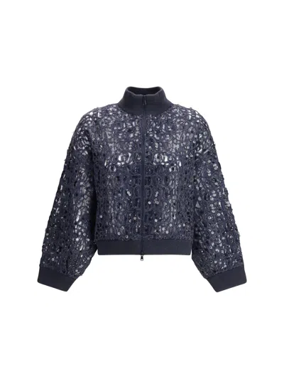 Brunello Cucinelli Women Sequined Cardigan