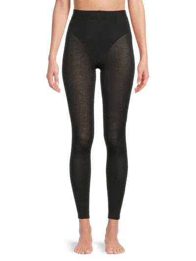 Brunello Cucinelli Women's Sheer Leggings In Charcoal