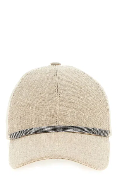 BRUNELLO CUCINELLI BRUNELLO CUCINELLI WOMEN 'SHINY BAND' CAP