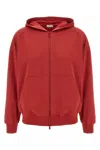 Brunello Cucinelli Shiny Trims Hooded Sweatshirt