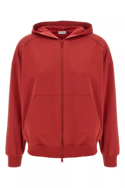 BRUNELLO CUCINELLI BRUNELLO CUCINELLI WOMEN 'SHINY TRIMS' HOODIE