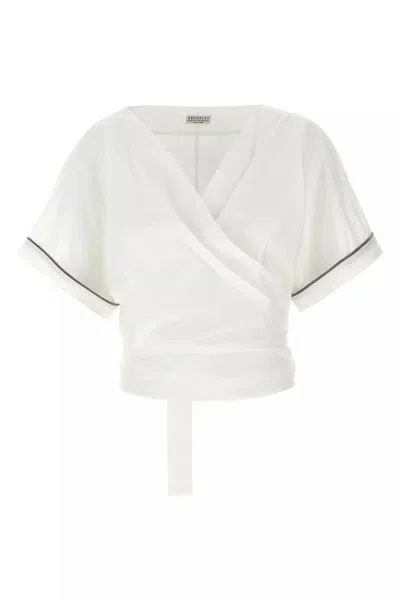 BRUNELLO CUCINELLI BRUNELLO CUCINELLI WOMEN 'SHINY TRIMS' TOP