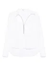 Brunello Cucinelli V-neck Blouse In White