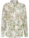 Brunello Cucinelli Silk Shirt Shirt And Blouse Multicolor In Multicolor