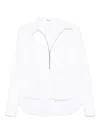 Brunello Cucinelli V-neck Blouse In White