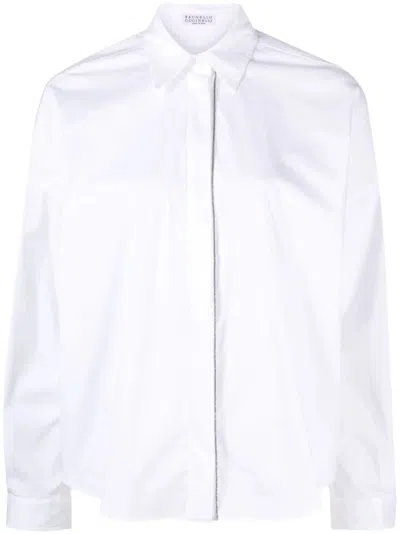 BRUNELLO CUCINELLI BRUNELLO CUCINELLI WOMEN POPLIN SHIRT