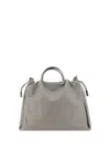Brunello Cucinelli Mellow Large Tote Bag In Gray
