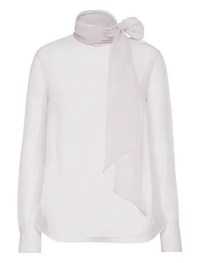 BRUNELLO CUCINELLI BRUNELLO CUCINELLI WOMEN SILK BLOUSE