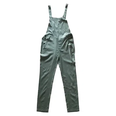 Pre-owned Brunello Cucinelli Women's Silk Jumpsuit Taupe Pearl Rhinestone Size M In Brown