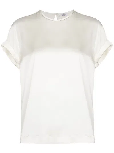 BRUNELLO CUCINELLI WOMEN'S SILK TOP