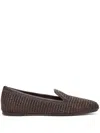 Brunello Cucinelli Raffia Braided Ballet Flats