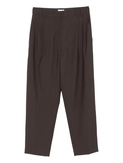 Brunello Cucinelli Women Slouchy Pants In Brown