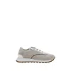Brunello Cucinelli Monili-embellished Sneakers In Grey