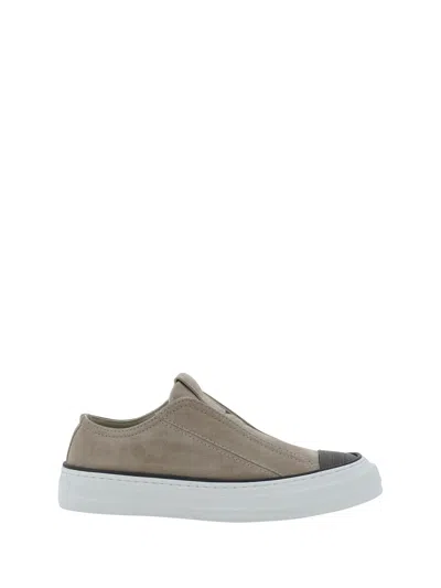 Brunello Cucinelli Women Trainers In Brown