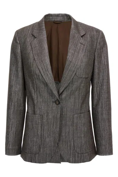 BRUNELLO CUCINELLI BRUNELLO CUCINELLI WOMEN 'SPARKLING' BLAZER