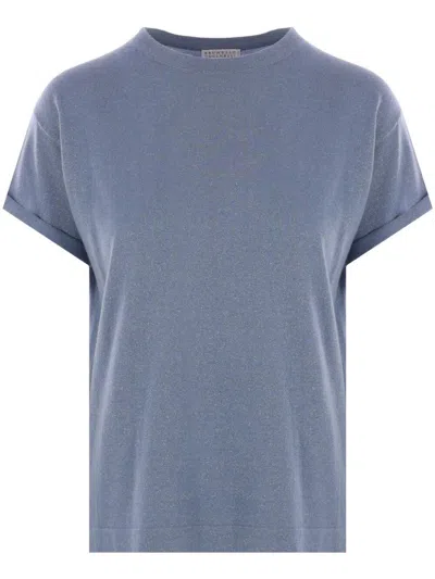 BRUNELLO CUCINELLI BRUNELLO CUCINELLI WOMEN CASHMERE AND SILK LIGHTWEIGHT SWEATER