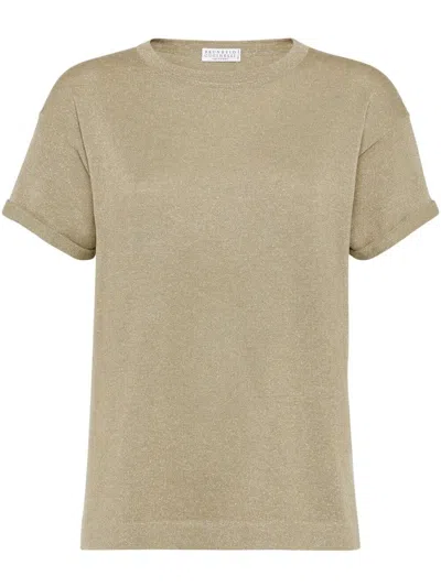 BRUNELLO CUCINELLI BRUNELLO CUCINELLI WOMEN CASHMERE AND SILK LIGHTWEIGHT SWEATER