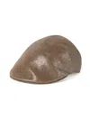 Brunello Cucinelli Sparkling Flat Hat In Brown