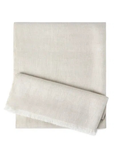 Brunello Cucinelli Women's Sparkling Linen Scarf In Sand