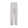 Brunello Cucinelli Women Sparkling Piquet Trousers In Gray
