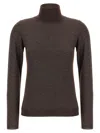 Brunello Cucinelli Shimmering High-neck Knit Sweater