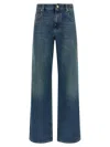 Brunello Cucinelli Blue Stonewashed Denim Jeans In Blue