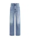 Brunello Cucinelli Women Straight Jeans In Blue