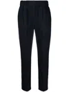 Brunello Cucinelli Elasticated Waist Straight Leg Trousers In Multicolor