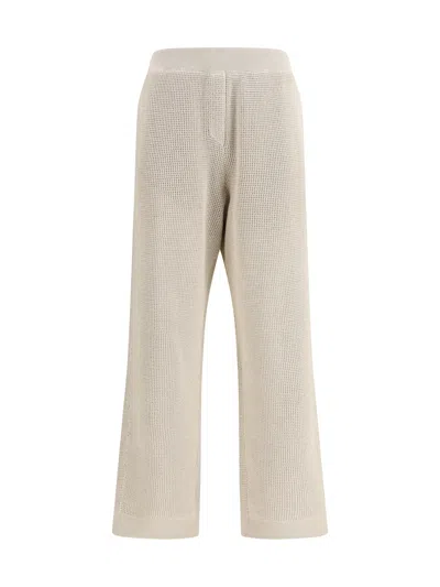 Brunello Cucinelli Women Straight-leg Trousers In Neutral
